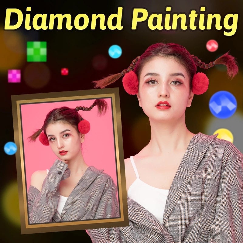 5D DIY Diamond Painting Embroidery Cartoon Stitch Picture Mosaic Home Decor  Drill Rhinestone Cross Stitch Kit Gift 