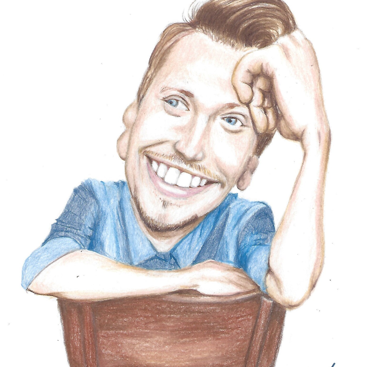 Soulmate drawing Custom caricature Drawing from photo Gift from bride Family portrait Cartoon yourself Art commission 1st anniversary gift