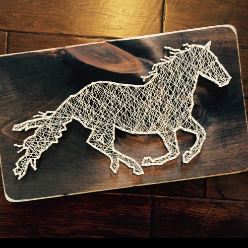 Handmade String Art Von Stringsattachedky Auf Etsy