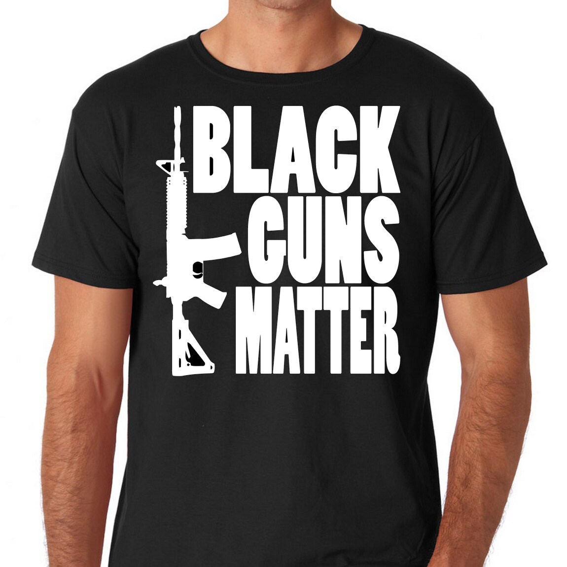 Gun Safety Rule #1 Carry One Men's T-Shirt Black / 4X