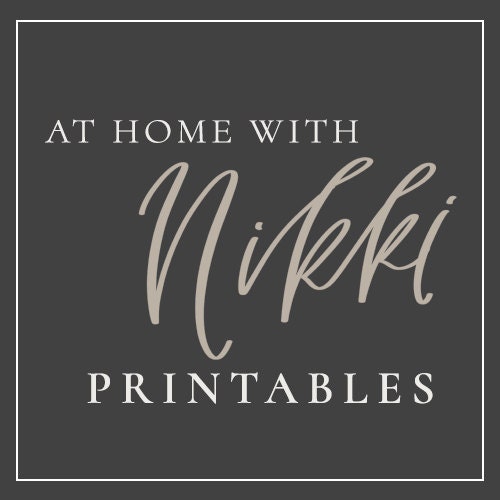 AtHomeWithNikki - Etsy