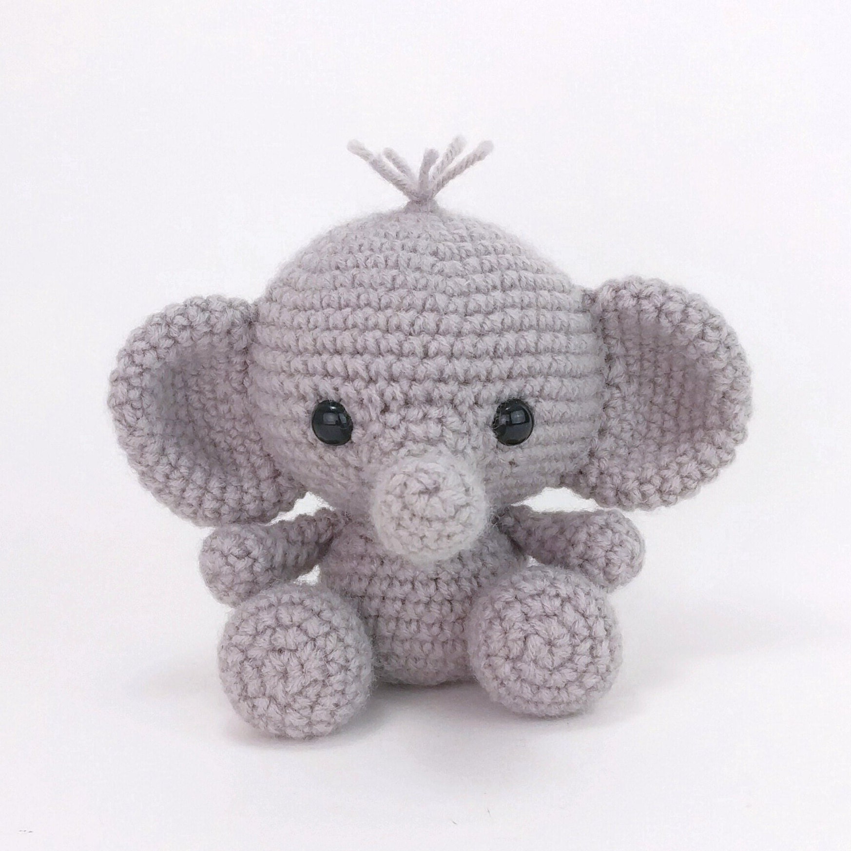 Esther l'éléphant Amigurumi PDF modèle au crochet gratuit - Amigurumibox