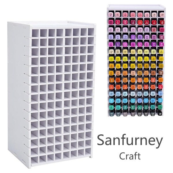 Sanfurney 32 Slots Large Diamond Painting Tray Tower Organizer with Drill  Pen Holder, Multi-Boat Plates Storage Rack, Diamond Painting Accessories  Tools Kits, DIY Craft Arts