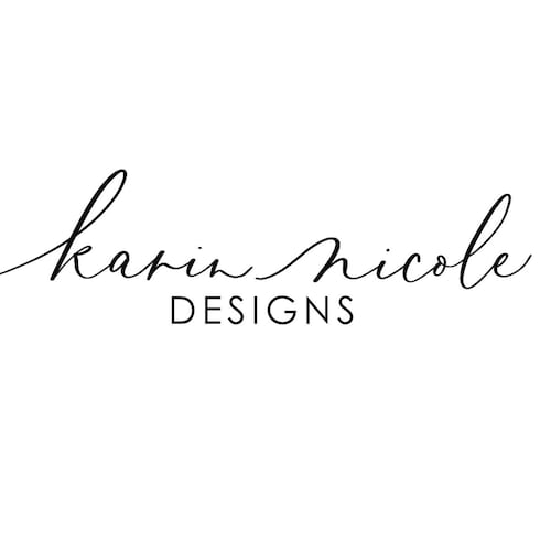 Unique hand lettered and hand painted by KarinNicoleDesigns