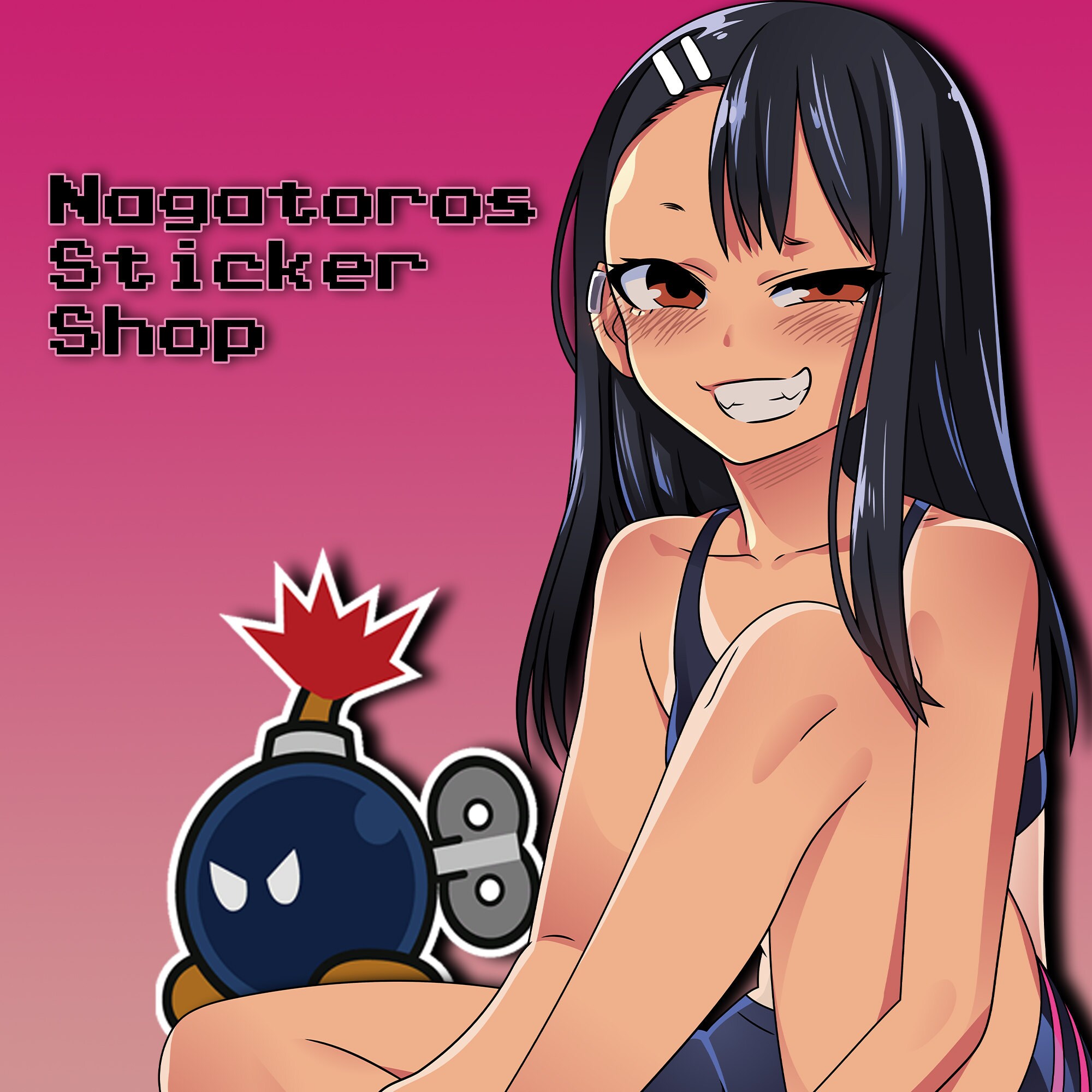 anime nagatoro Sticker by wearthings