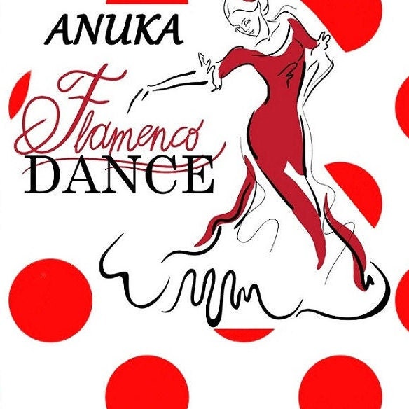 Falda flamenca de niña simple de ensayo con 2 volantes - FÑ-2V  ANUKA -  Tienda flamenca online de vestuario especializada en grupos