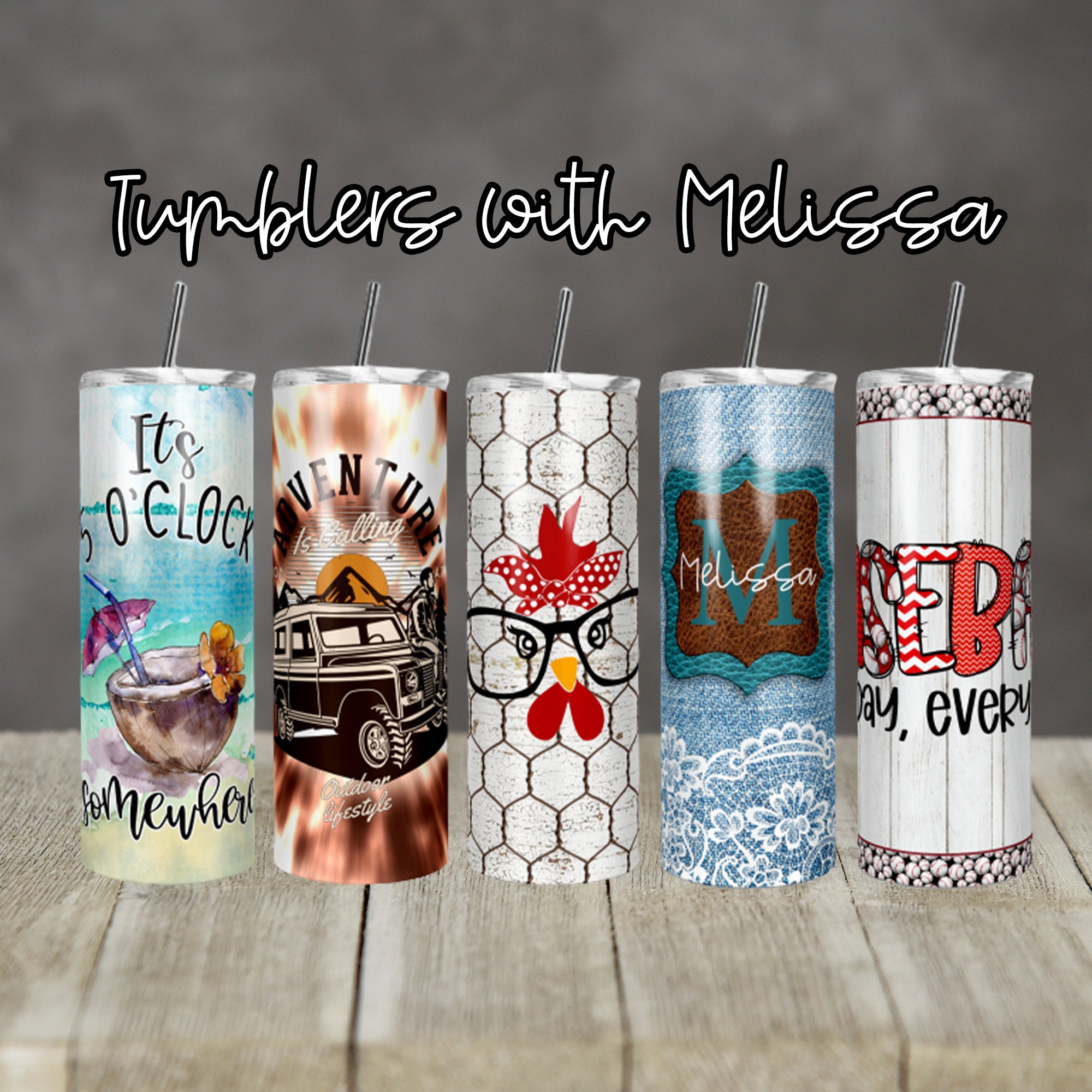 DESIGNER Wine Drinks Bundle 20oz Skinny Tumbler PNG Designs – Digital  Designs by Liby