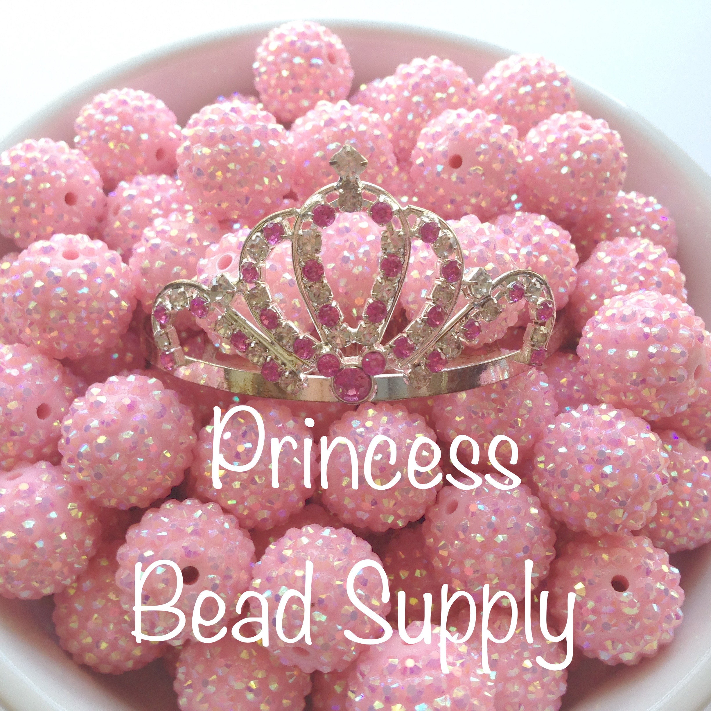 170 PCS Aesthetic Acrylic Assorted Pink Beads Flower Heart