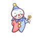 VINYL MATTE 3 Spanky Clown Sticker