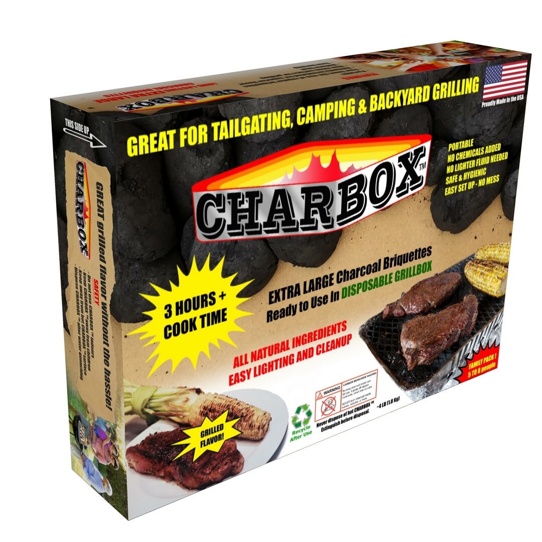 Disposable Charcoal Grill by CHARBOX on Etsy