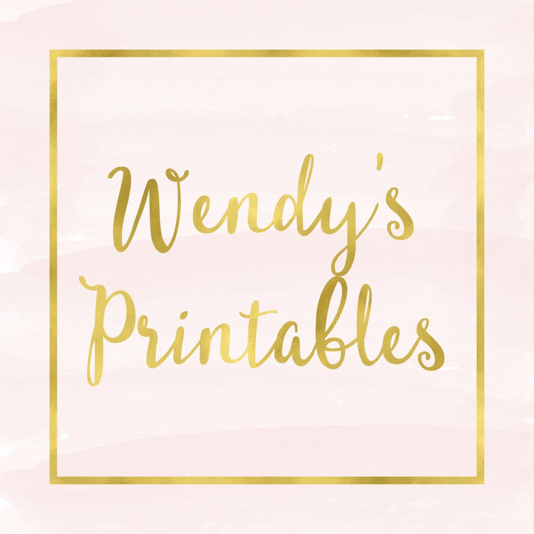 WendysPrintables - Etsy