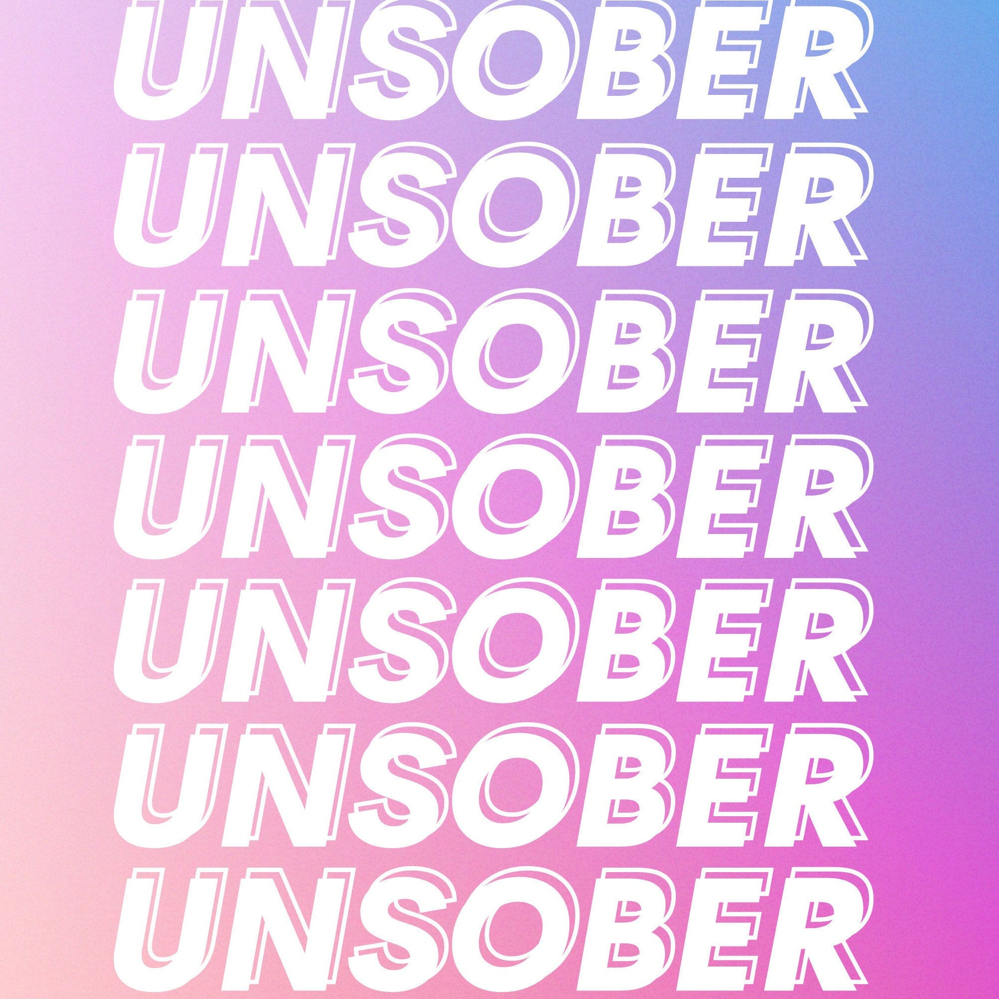 Unsober Drinking Game 108 Playing Cards - Etsy