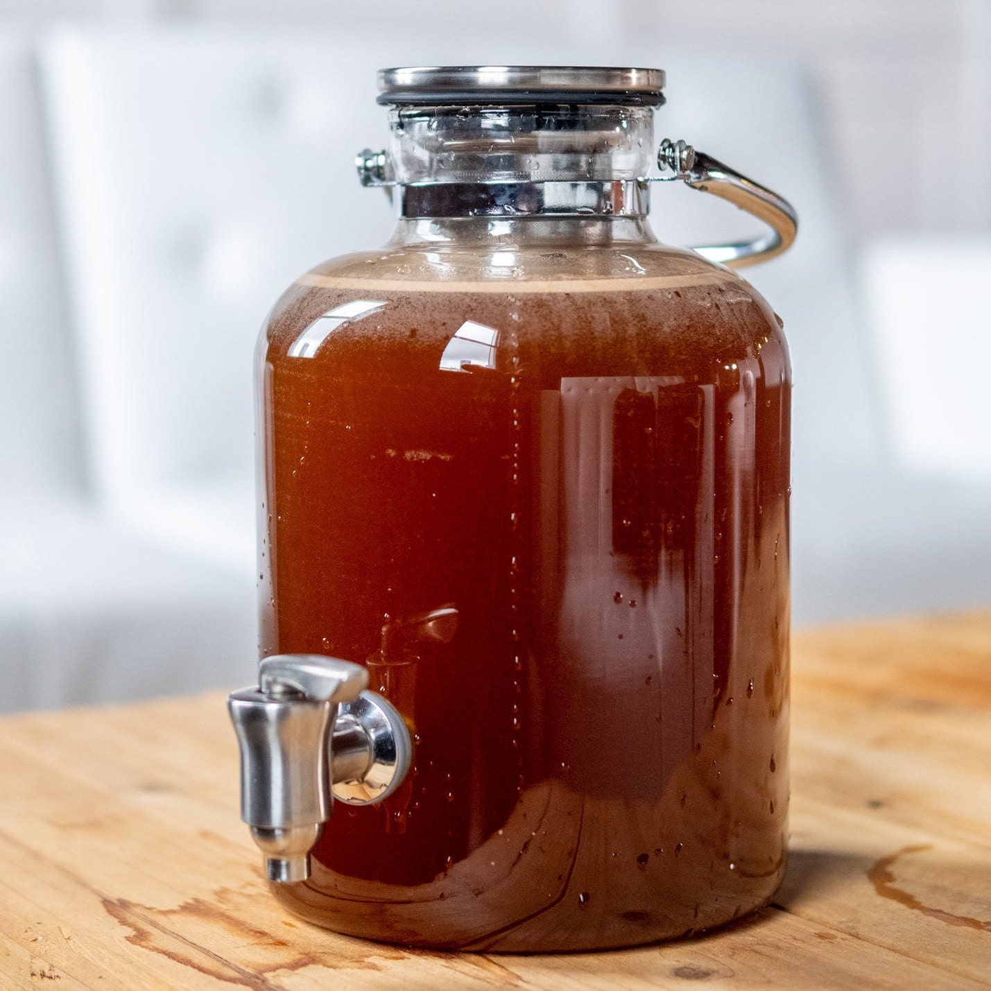 Borosilicate Glass Water Pitcher Iced Tea Cold Brew Coffee Maker Hot