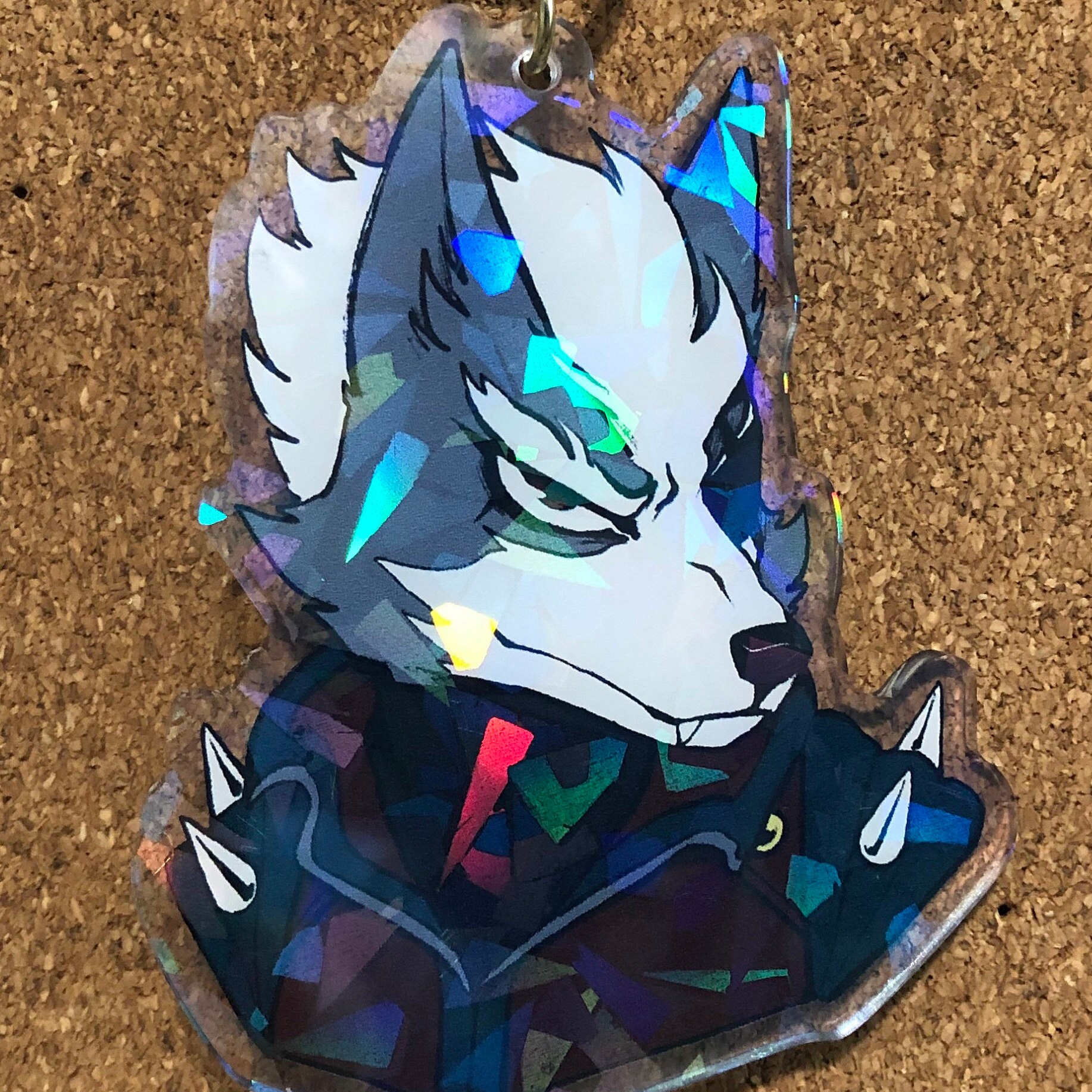 Falco Lombardi Soft Enamel Pin 1 inch