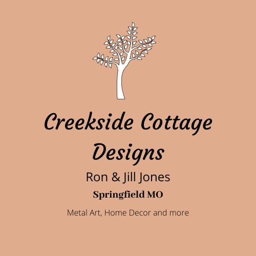 10 inch Corrugated Metal Letters/Numbers – Creekside Cottage Designs