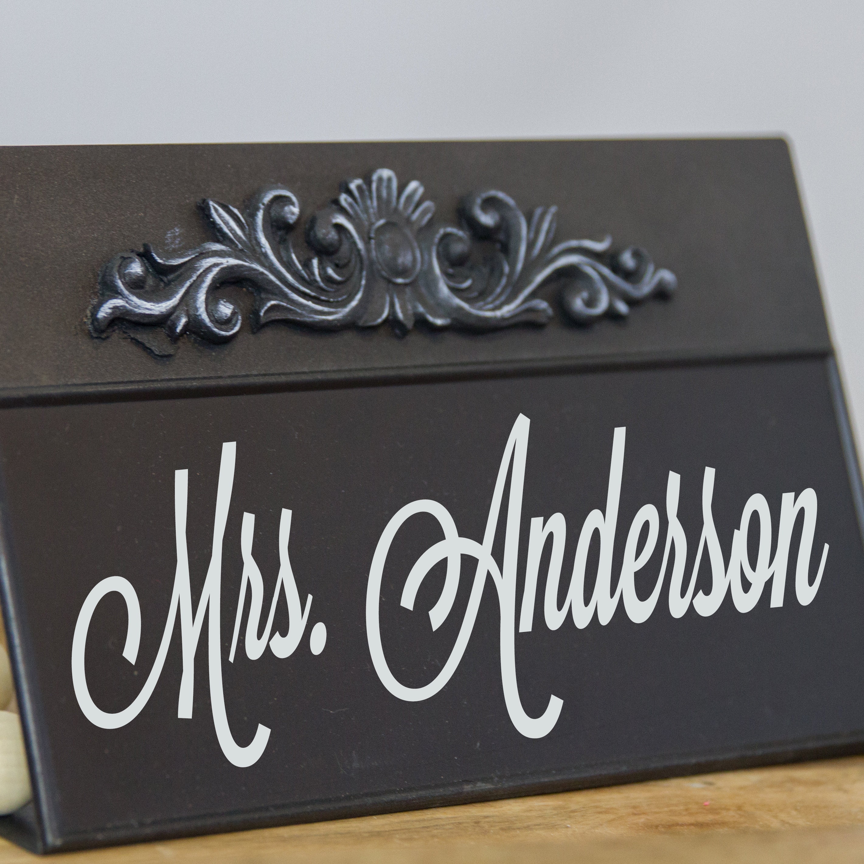 Chalkboard Desk Name Plates greencamiljo