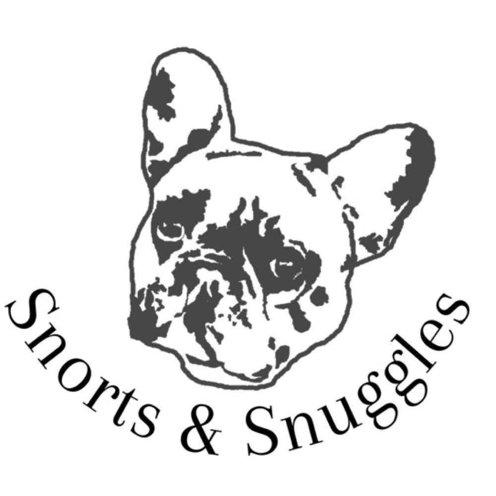 Snorts & Snuggles French Bulldog Badge Reel