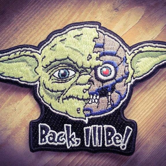 Kilroy was here Patch - Funny Tactical Military Morale Embroidered Patch  Hook Fastener Backing Multicam OCP