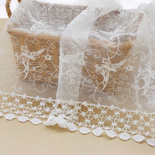 227-2 0.5 meter Width 51.18 inches Tianma starry sky wedding lace fabric,embroidered lace,floral 3D lace fabric with dress DIY