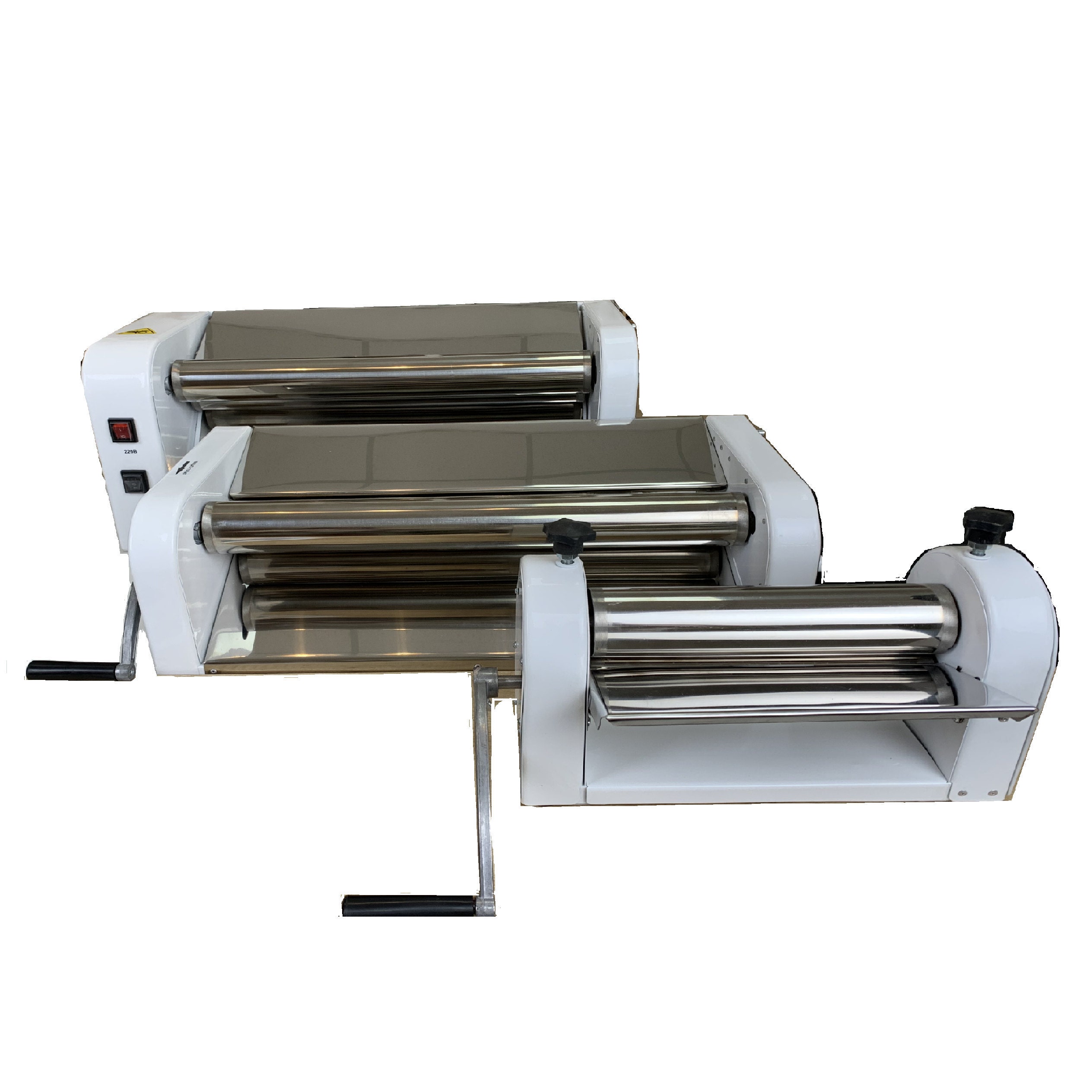 Maquina laminadora de masa manual para pasta rodillo acero inox para  ravioles US