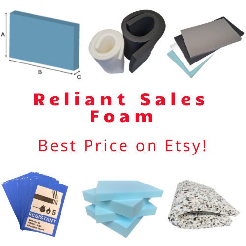 Foamyfoam Custom Cut Size Varies High Density Upholstery Foam