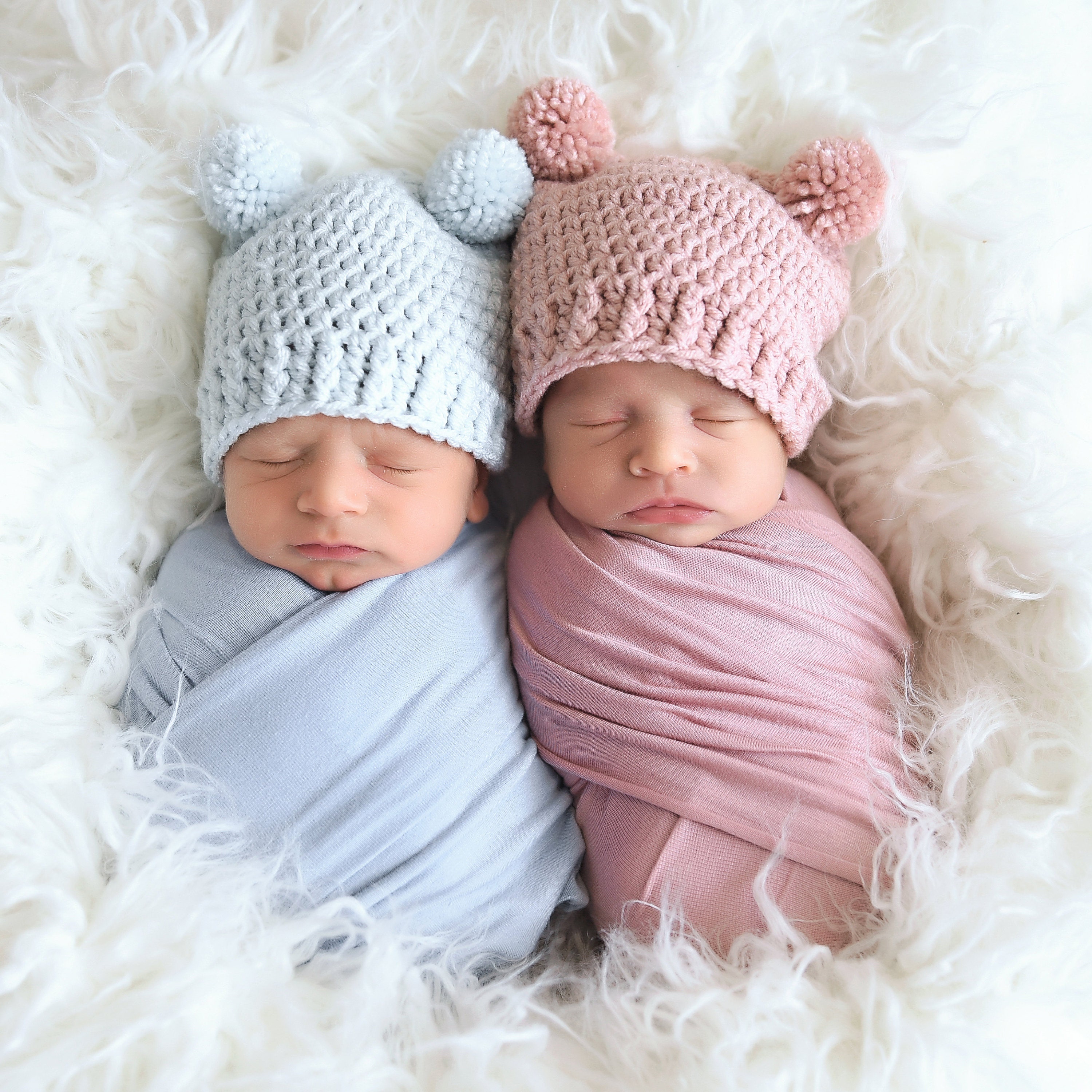 Baby Hat with Pom Pom Baby Homecoming Hat Crochet Baby Girl Winter Hat Newborn Baby Beanie Infant Girl Hat Newborn Girl Hat