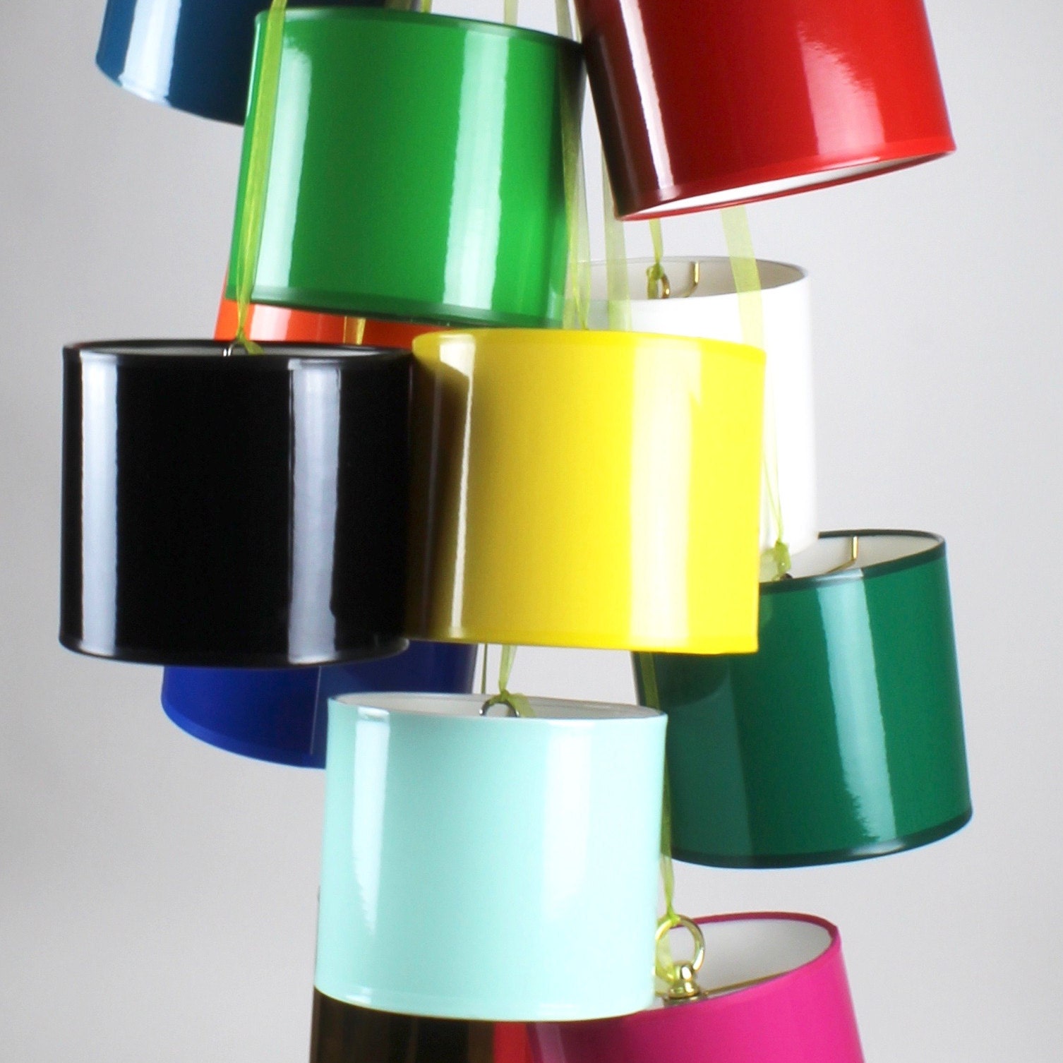 High gloss lamp shade deals