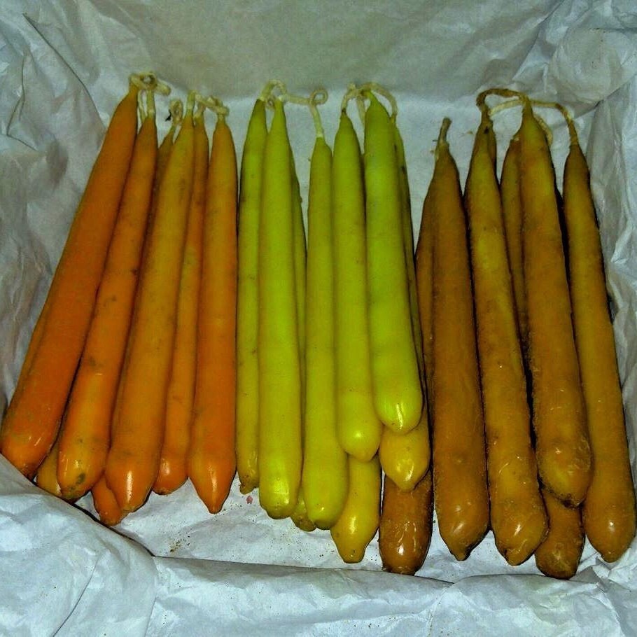 Candles & Holders 10 Hanging Joined Wick Candles 5 to 5 1/2 spices