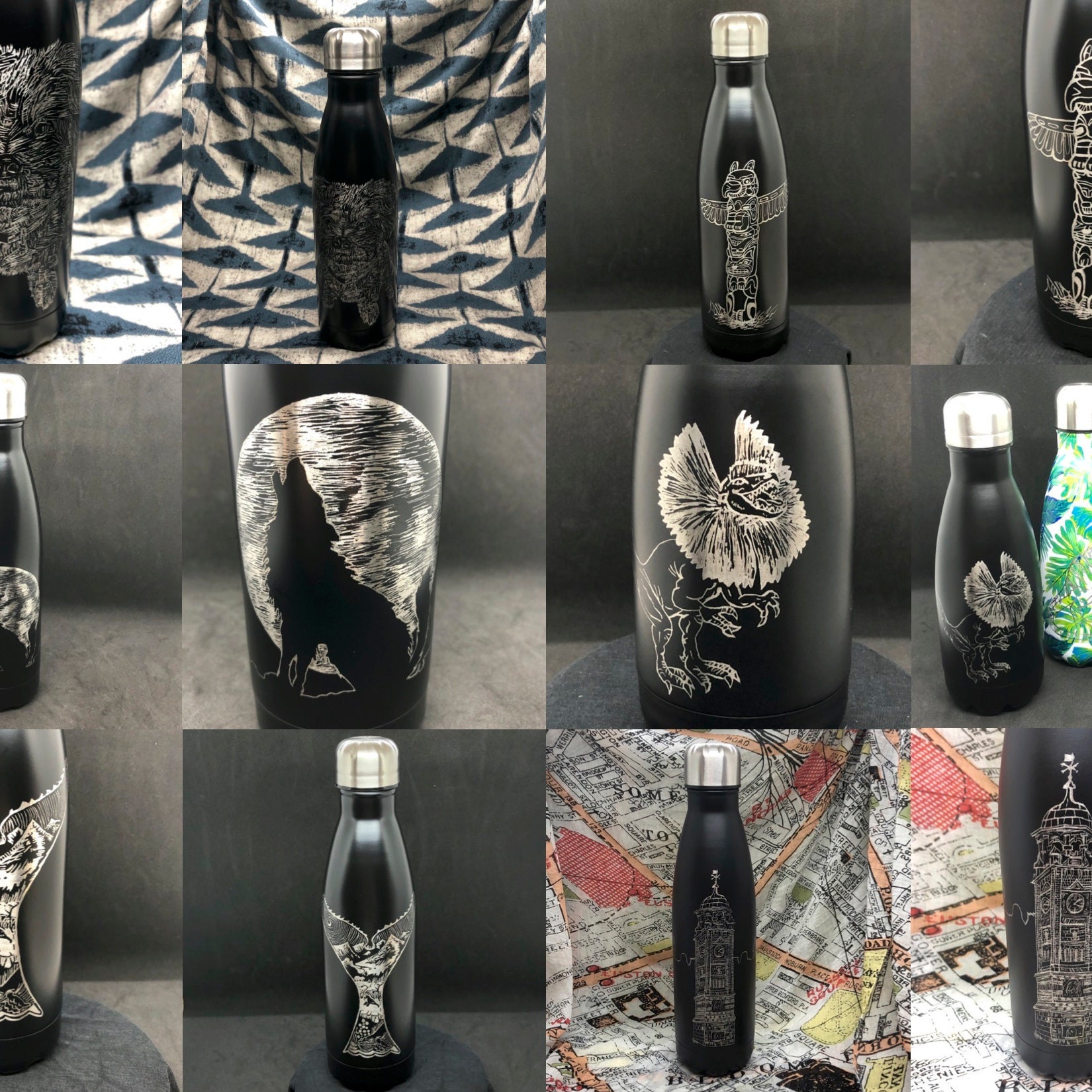 Personalised Stainless Steel Aluminium Water Bottle, Your Name, Island  Bottle Fruit Infuser School Sports Bottle Boys Rocket Space Drink 