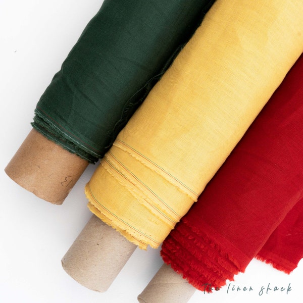 Pure Thick Patterned Linen Fabric Vintage Upholstery Fabric Floral