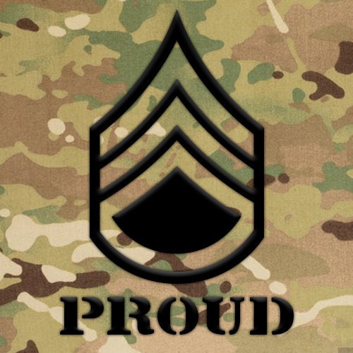 Quot; Army - Sergeant First Class - SFC Wo Txt" Sticker For Sale By