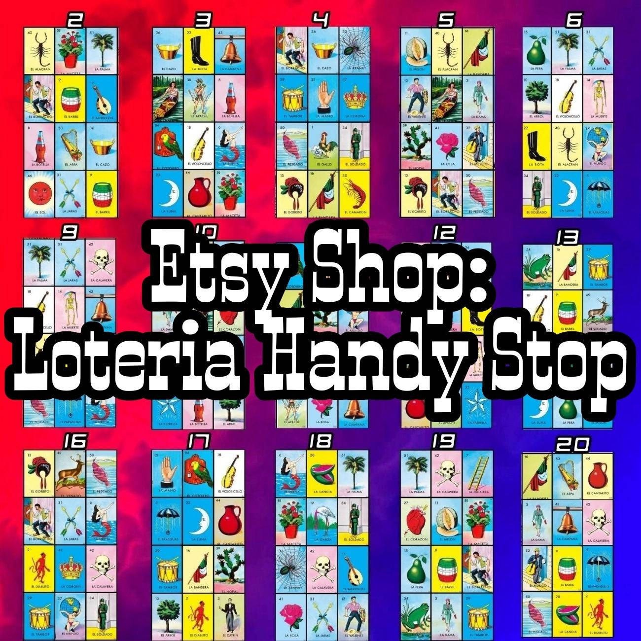 Small Loteria Online Game, Mini Game Board