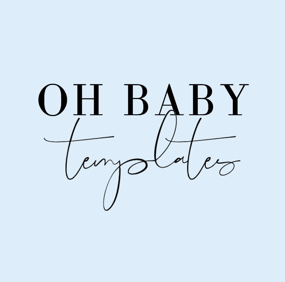 OhBabyTemplates - Etsy