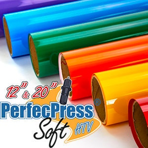 20 PerfecPress Foam/Puff HTV Sheets, Printing Supplies