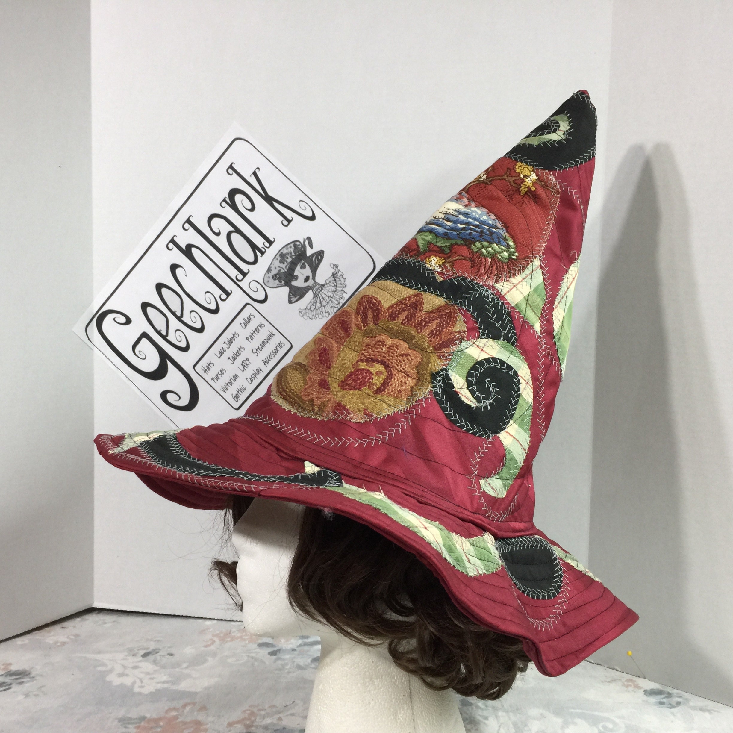 Crochet Witch Hat Forest Core Gnome Goblin Fairy Gift L - Etsy