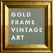 Gold Frame Vintage Art