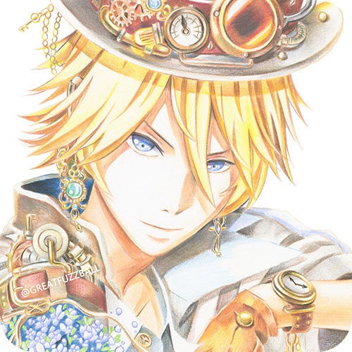 Izana Wistalia Clarines Original Anime Print Anime Drawing Etsy