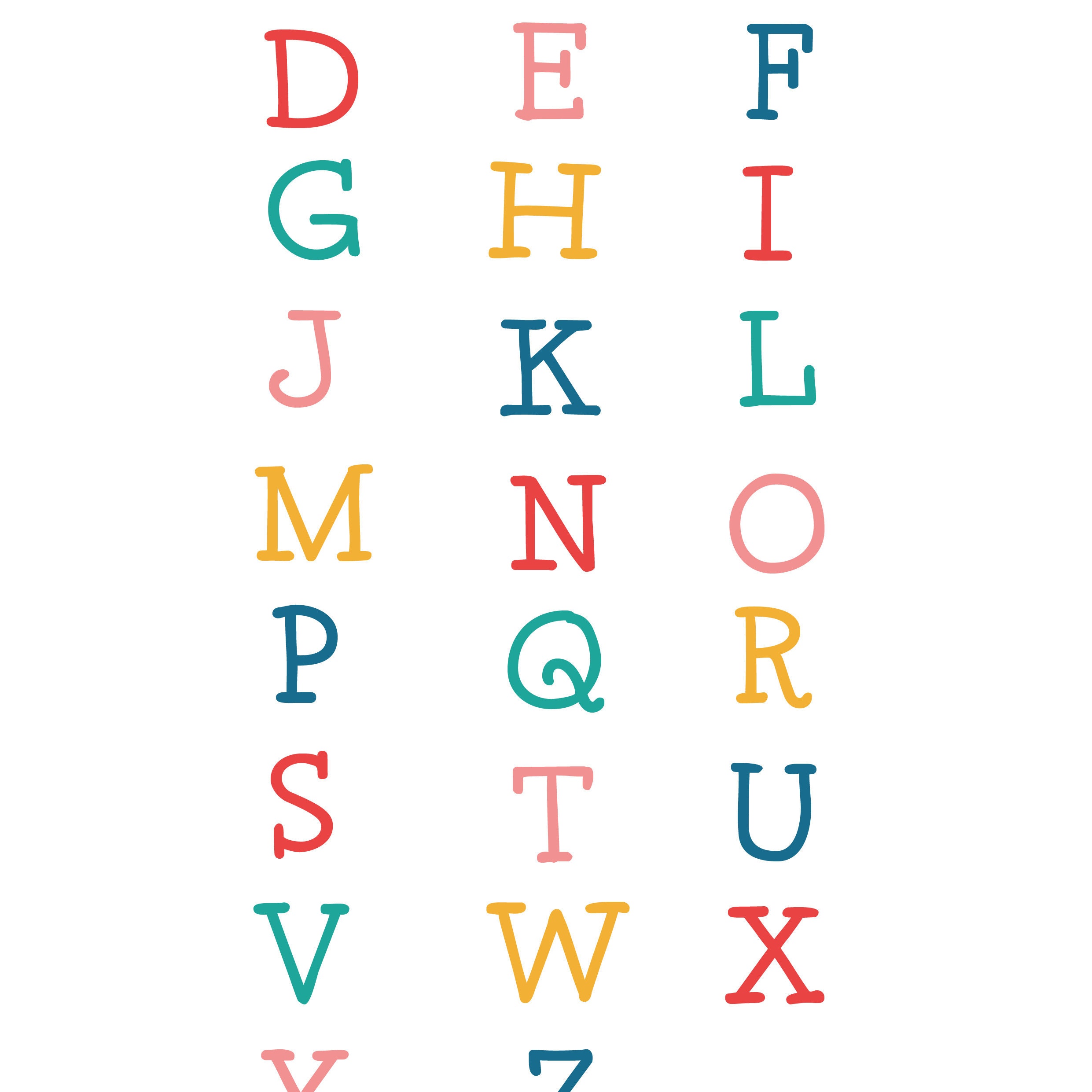printable a4 numbers 1 10 digital download print blue etsy
