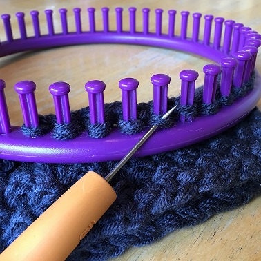 One Row Hat - a loom knit pattern
