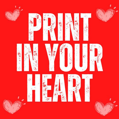 PrintInYourHeart store logo