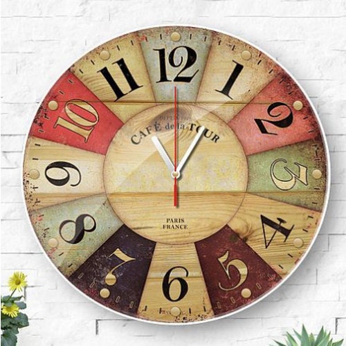 Unique handmade wall clock. Crafts for the soul. by AKcraftsUA