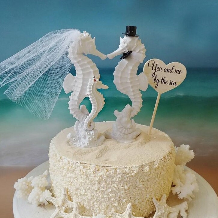 Requin Mariage Marteau Gateau Topper Pecheur Guy Harvey Style Etsy