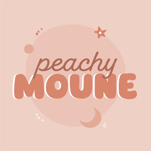 Peachymoune store logo