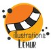 Illustrations Lémur - Le Mur Unique