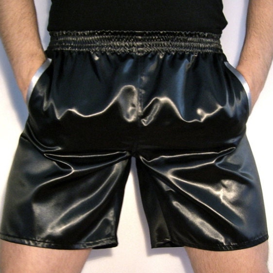 Shiny Soccer Shorts Wetlook Satin 