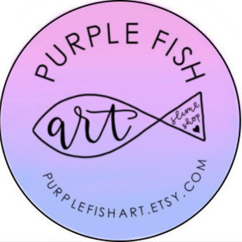 Unique Just Like A Purple Fish By Purplefishart On Etsy