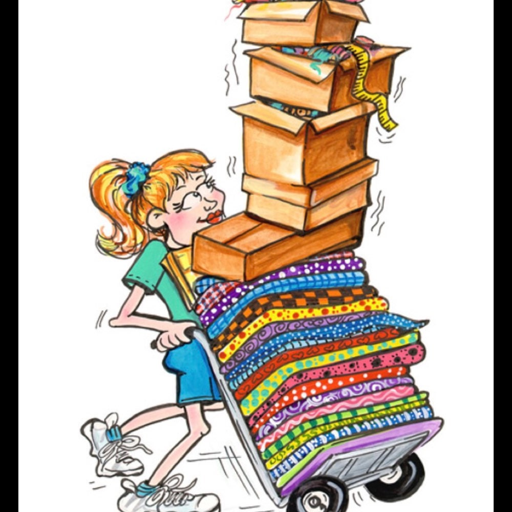 Fabric Visual Arts Tropical Punch Novelty Cotton Fabric Fun and Colorful Design on Black