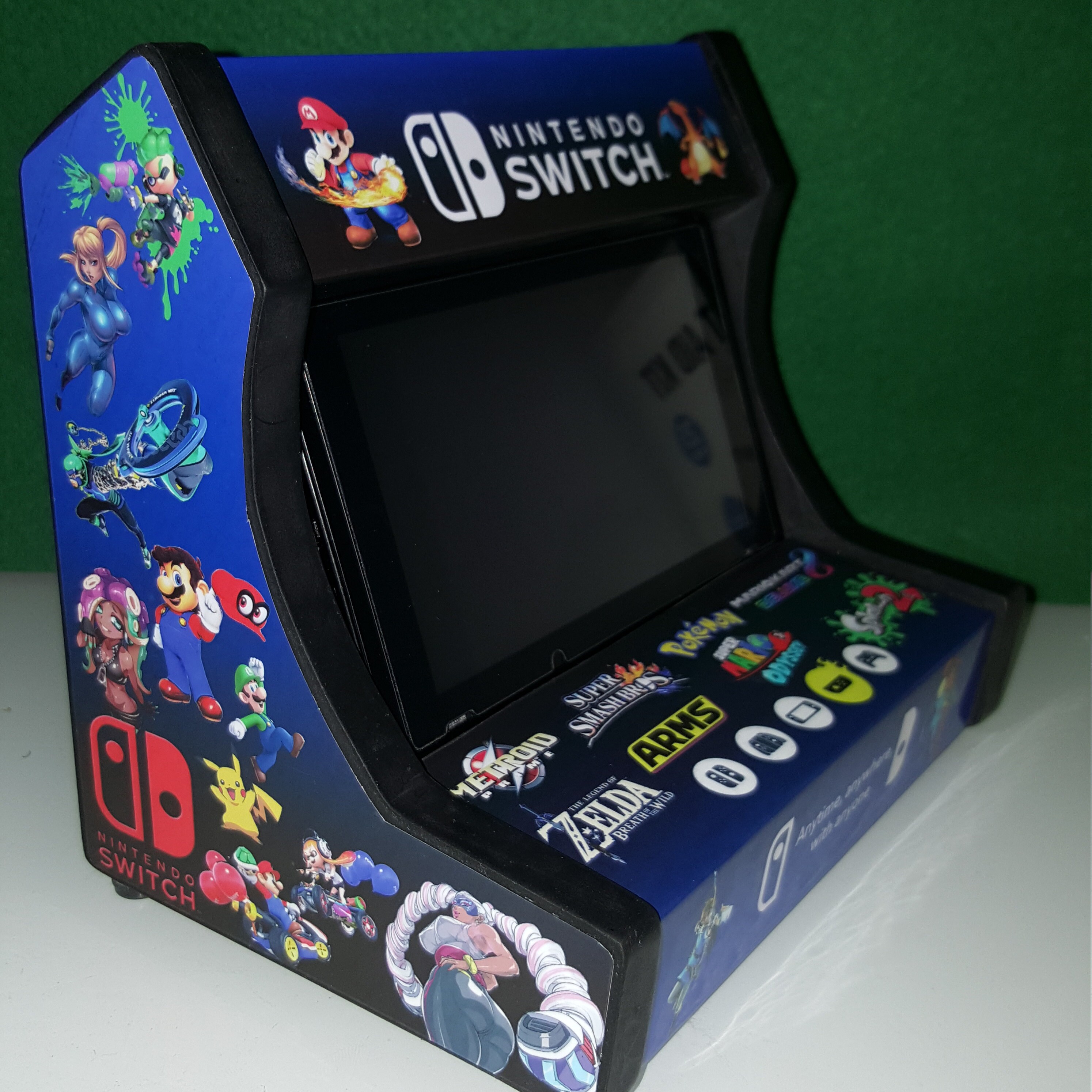 Custom Nintendo Switch Arcade Cabinet S Von Theavecustoms Auf Etsy