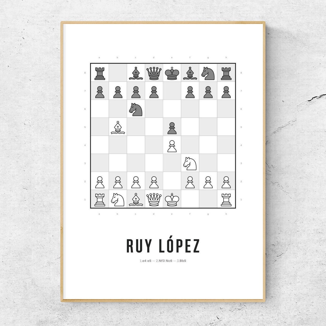 Sicilian Defense Downloadable Chess Print Chess Opening 