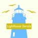 Lighthouse Decals